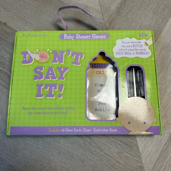 NEW in Box Don't Say It! Baby Shower Game Horizon Group - Picture 6 of 6